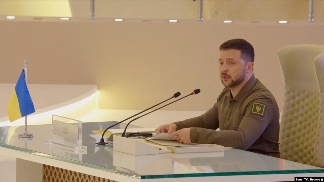 Obraćanje Zelenskog na samitu Arapske lige u Džedi, 19. maj 2023.
