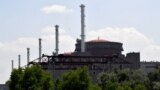 A photo shows a view of the Russian-controlled Zaporizhzhya nuclear power plant in southern Ukraine. (file photo)