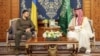دیدار محمد بن سلمان، ولیعهد عربستان سعودی با ولودیمیر زلنسکی، رئیس جمهور اوکراین در ماه مه امسال