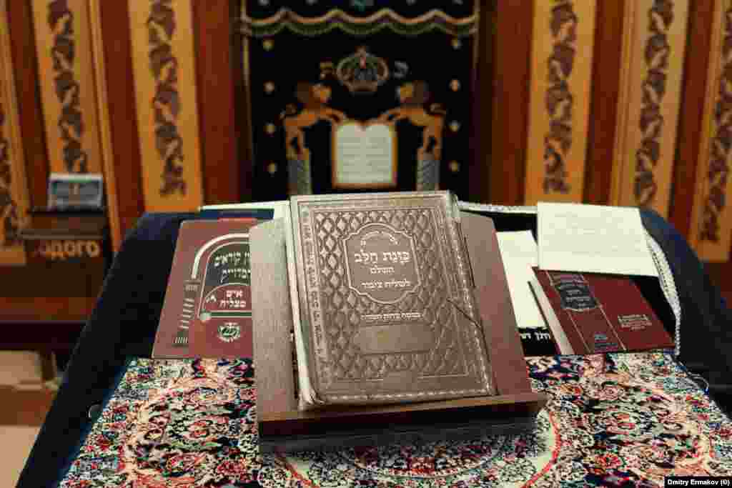 A religious book in the Derbent synagogue The October 29 violence is not the first time in recent years the Jewish population has been targeted. In 2013, Rabbi Isakov was shot through the chest in an assassination attempt, and in 2012 an explosive device went off next to the Derbent synagogue. 