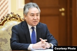 Kyrgyz Foreign Minister Jeenbek Kulubaev (file photo)