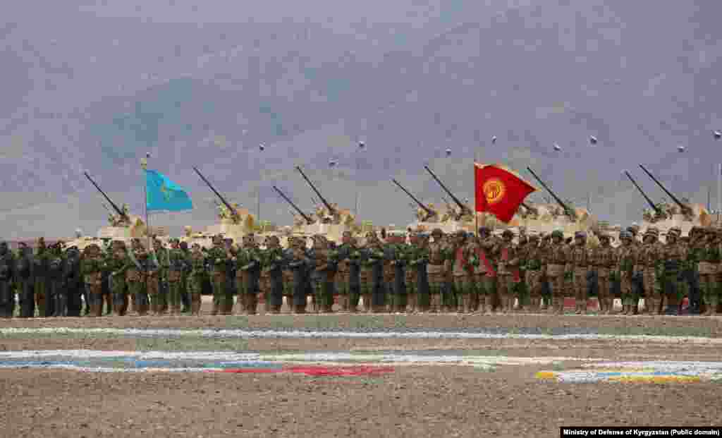 Kazahstanske i kirgiske trupe učestvuju u vojnim igrama Neuništivog bratstva CSTO-a u Kirgistanu u oktobru 2023. Jermenija nije učestvovala u vježbama Alijanse 2023. u Kirgistanu, a Pašinijan je više puta nagovestio da će se Jermenija zvanično povući iz CSTO-a. Jermenski lider Pašinjan je tokom sjednice parlamenta 12. juna rekao: "Mi smo suspendovali naše članstvo u CSTO-u. Sljedeći logičan korak bi bilo naše povlačenje iz organizacije." Dodao je: "Odlučićemo kada se to dogodi. Može biti za mjesec, godinu ili tri godine."