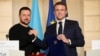 Президент України Володимир Зеленський і президент Франції Емманюель Макрон, Париж, 16 лютого 2024 року