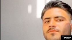 عکسی که از میلاد زهرهوند، معترض بازداشتشده در همدان در شبکههای اجتماعی منتشر شده است
