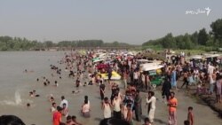 په خیبر پښتونخوا کې د بندیز سربیره خلک په نهرونو کې لامبلو ته ځي