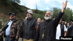 With his supporters in tow, Galstanian makes the journey from Tavush to Yerevan on foot.
