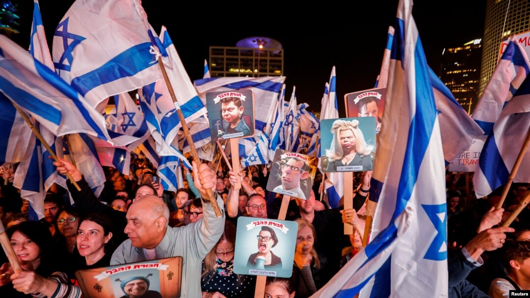 Protesti u Tel Avivu 4. marta 2023. 
