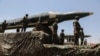 The Houthis publicly display their ballistic missiles during a military parade in Sanaa, Yemen, in September 2023. 