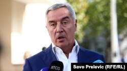 Црногорскиот претседател Мило Ѓукановиќ 