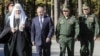 Kiril, patriarhul Moscovei și al Întregii Rusii, pe numele de mirean Vladimir Gundeaev.
