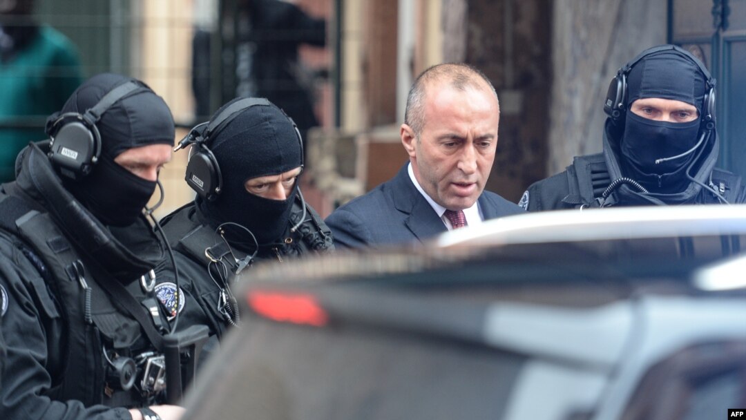 Following a request from Serbia, French authorities detained former Kosovo Prime Minister Ramush Haradinaj on January 4. (file photo)