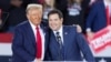 Доналд Трамп и Марко Рубио во кампањата на Трамп, Северна Каролина, САД, 4 ноември 2024 