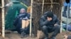 Improvizovani kamp izbeglica i migranata na granici Belorusije i Poljske, u regionu Grodno, 12. novembar 2021. 