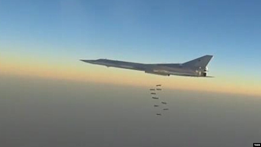 Дальній ударний бомбардувальник Ту-22М3 Повітряно-космічних сил Росії 