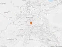 The city of Khorugh, which is the capital of Tajikistan's Gorno-Badakhsan region.