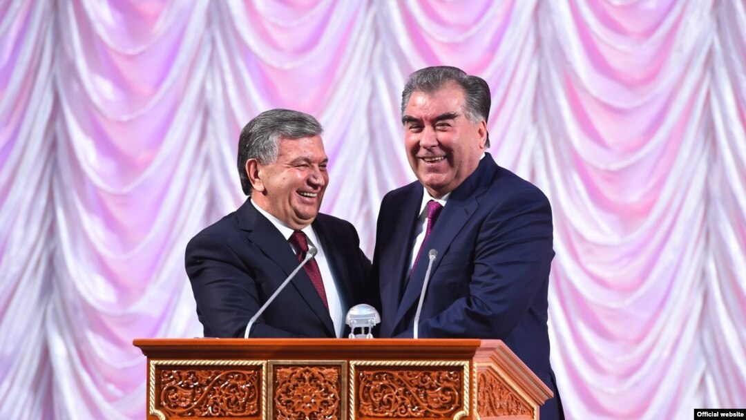 Эмомали Рахмон и Шавкат Мирзиёев