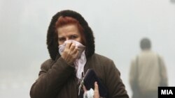 Архива: Виско ниво на аерозагадување во Скопје.