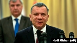 Roskosmos chief Yury Borisov (file photo)