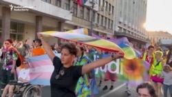 Thousands Urge More LGBT Rights In Serbia At Annual Pride Parade