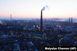 Так виглядав завод «Азовсталь» у Маріуполі 7 березня 2022 року. Фото Мстислава Чернова