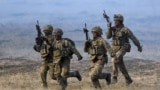 NATO troops take part in the Steadfast Dart 2025 exercise in Romania in February.