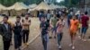 Migranti, uglavnom irački, u kampu u Litvaniji