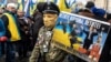Під час одного з мітингів у центрі столиці України. Київ, 8 грудня 2019 року 