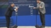 Predsednik Srbije Aleksandar Vučić (desno) i mađarski premijer Viktor Orban (levo) na obeležavanju početka radova na rekonstrukciji i modernizaciji železničke pruge Subotica - Horgoš - Segedin. 