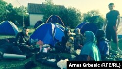Šatori izbjeglica u Tovarniku, foto: Arnes Grbešić