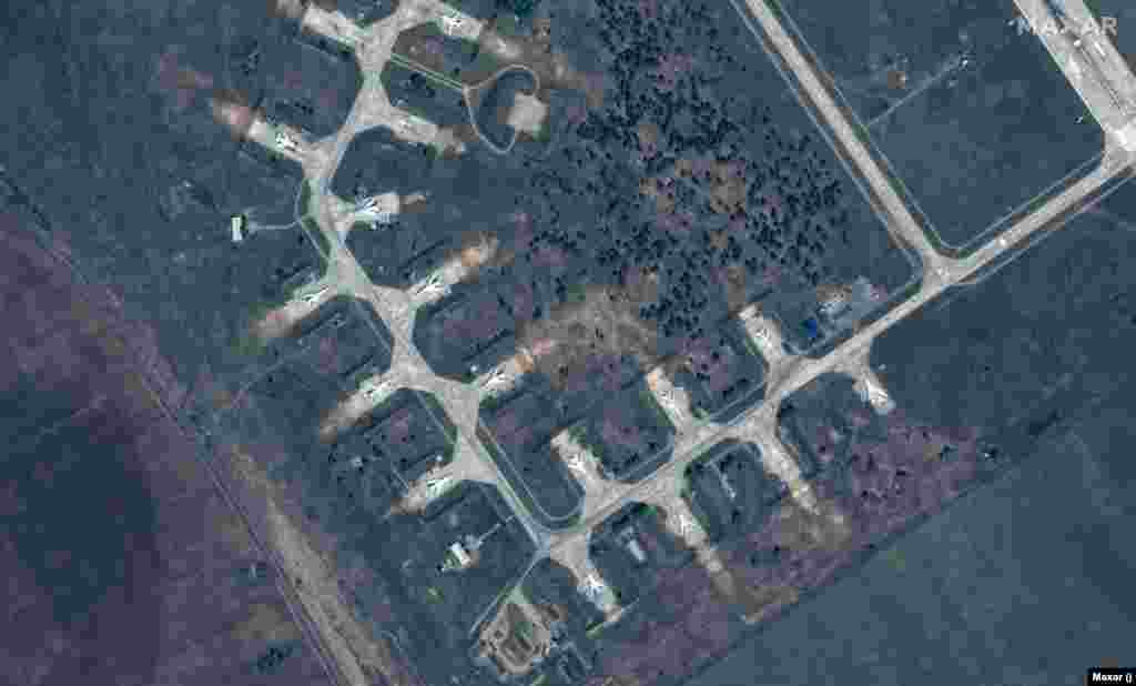 Tu-22 aircraft at Russia's Belaya air base in the eastern Irkutsk region.
