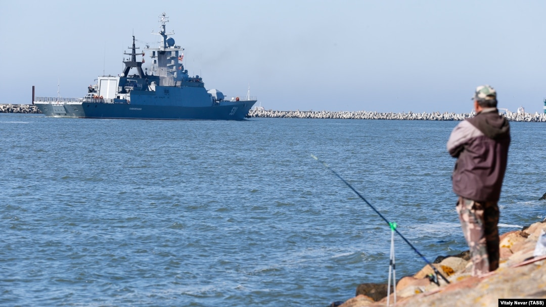 Ruska baltička flota sa sjedištem u Kalinjingradu tek je mali dio onoga što je bila tokom Hladnog rata, a invazija na Ukrajinu izbacila je neke njene snage iz regije. Foto: Korveta iz ruske Baltičke flote septembar 2017. 