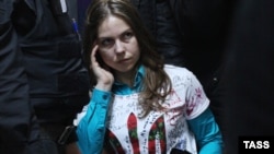Віра Савченко під час засідання суду у справі Надії Савченко. Москва, Архівне фото