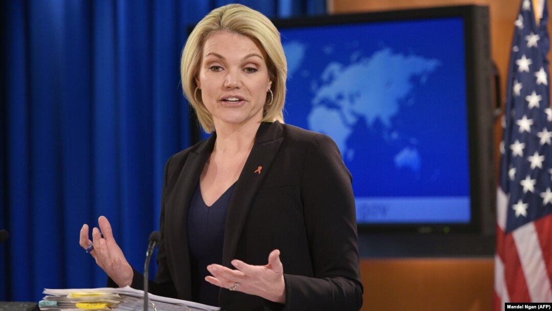 Речниця Державного департаменту США Гедер Науерт