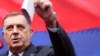 President of Republika Srpska Milorad Dodik addresses his supporters in Banja Luka (file photo)