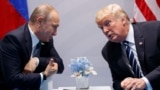Russian President Vladimir Putin and US President Donald Trump in 2017