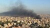 Smoke rises over Beirut on October 3 following an Israeli strike on the Lebanese capital. 