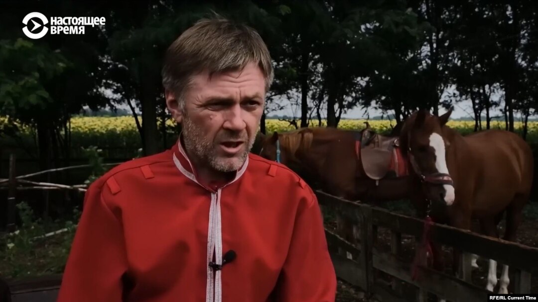 Cossack leader Ivan Vorobyov: "There is a lot that I don’t like, [but] unfortunately [United Russia] is the only party that...is a ruling party. It can maintain at least some sort of stability for the state.”