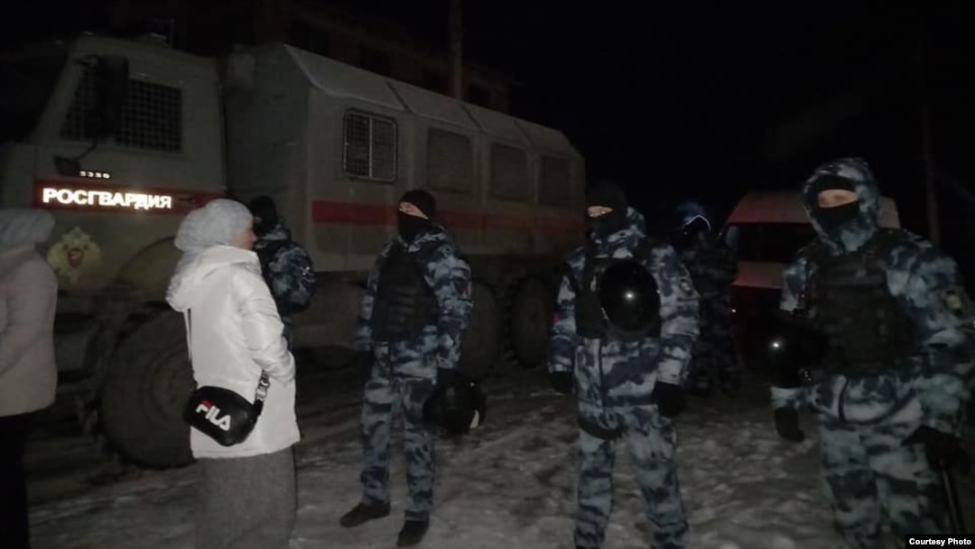 Обшук в окупованому Росією Криму, 17 лютого