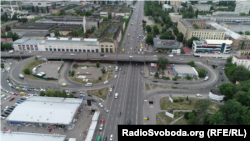 Шулявський міст у Києві, червень 2016 року