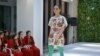 Aşgabatda geçirilen moda sergisi. 2014 ý. 