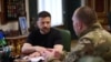 Ukraine's President Zelenskiy and Head of the Security Service of Ukraine Maliuk attend a meeting in Kyiv
