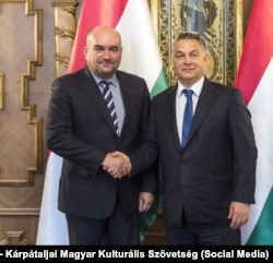 Vasil Brenzovič s mađarskim premijerom Viktorom Orbanom