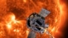 Sonda solară Parker în apropierea Soarelui.