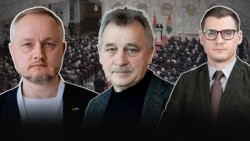 Канцэпцыя "Люстрацыя для Беларусі". Аляксандар Азараў, Анатоль Лябедзька, Арцём Брухан. Ілюстрацыйны каляж