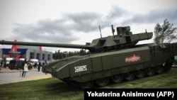 Ілюстраційне фото. Російські танки Т-14 на виставці під Москвою, серпень 2018 року