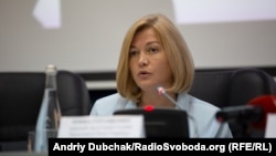 Представниця України в гуманітарній підгрупі Тристоронньої контактної групи Ірина Геращенко