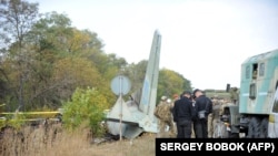 Роботи на місці падіння літака