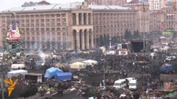 Calm Vigilance On Kyiv's Independence Square
