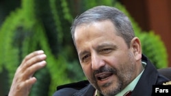 سردار اسماعیل احمدی مقدم، فرمانده نیروی انتظامی . (عکس از فارس)