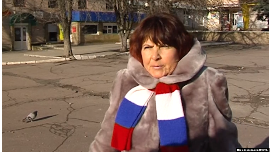 Жителька окупованої Амвросіївки